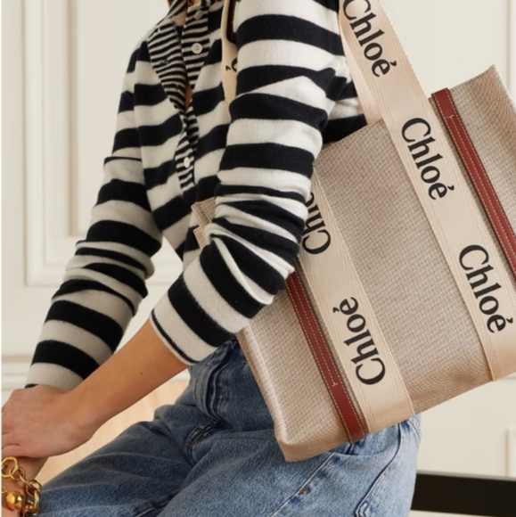 NWT Chloé Medium Woody Tote Bag - Picture 6 of 6